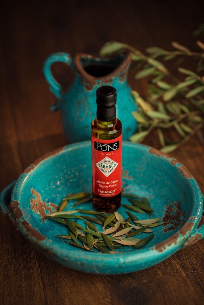 PONS HUILE OLIVE EV 1x250ml INFUSE TABASCO