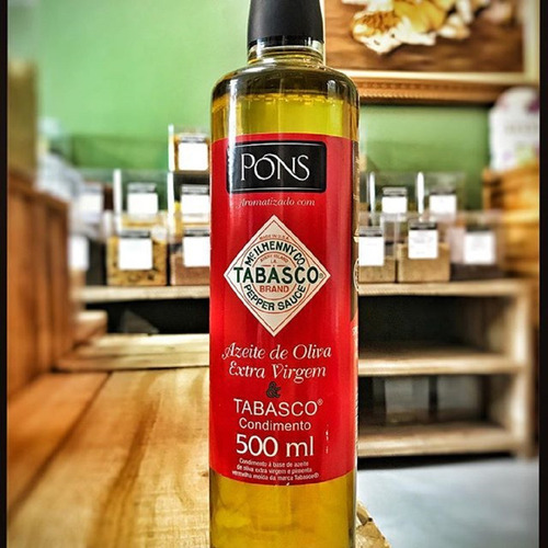 PONS HUILE OLIVE EV 1x250ml INFUSE TABASCO