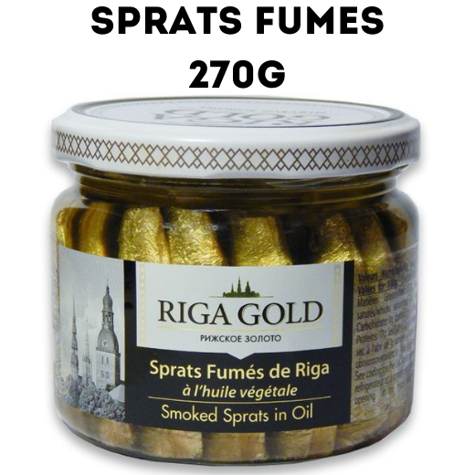 RIGA GOLD SPRATS 1x270g FUMEES