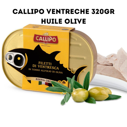 [TS8KHO320] CALLIPO VENTRECHE 1x320g FILETS H.OLIVE