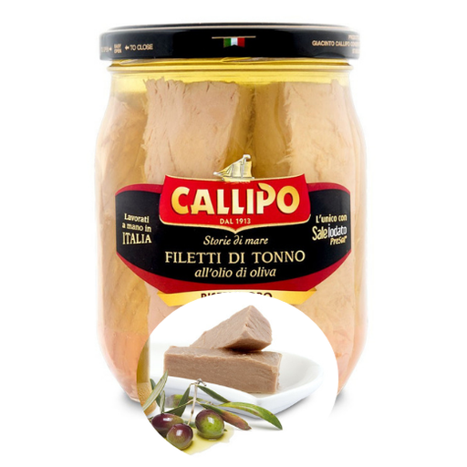 [FT8KHO550] CALLIPO THON 1x550g FILETS H.OLIVE
